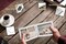 Double 5x7 Horizontal Picture Frame White Wood Foldable Photo Frame with Plexiglass Landscape Display for Tabletop or Wall Mount Home Decor